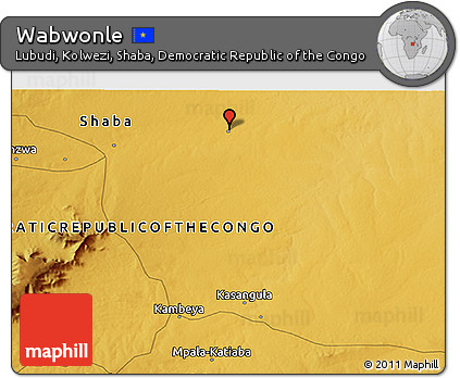 Physical 3D Map of Wabwonle