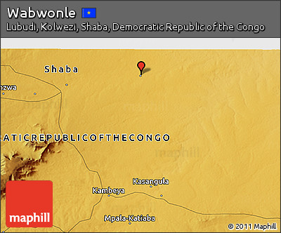 Physical 3D Map of Wabwonle