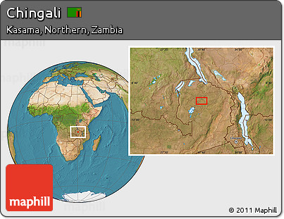 Satellite Location Map of Chingali