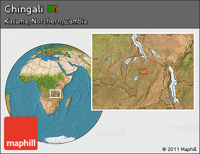 Satellite Location Map of Chingali