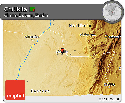 Physical 3D Map of Chilikila