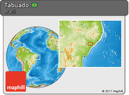 Physical Location Map of Tabuado