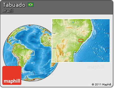 Physical Location Map of Tabuado