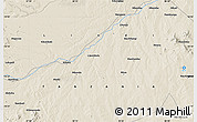 Shaded Relief Map of Mnero