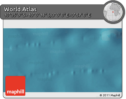 Satellite 3D Map of the Area around 10° 17' 43" S, 3° 28' 30" E