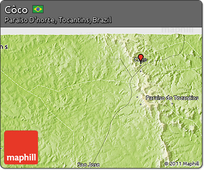 Physical 3D Map of Côco