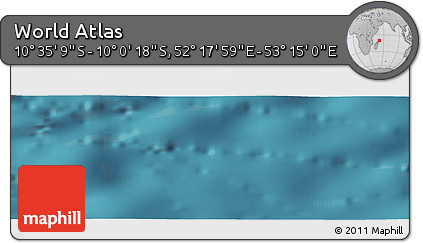 Satellite Panoramic Map of the Area around 10° 17' 43" S, 52° 46' 29" E