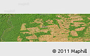 Satellite Panoramic Map of the area around 10° 17' 43" S, 52° 37' 30" W