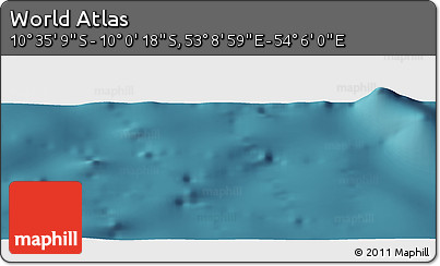 Satellite Panoramic Map of the Area around 10° 17' 43" S, 53° 37' 30" E