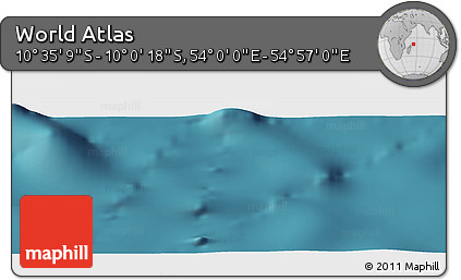 Satellite Panoramic Map of the Area around 10° 17' 43" S, 54° 28' 30" E