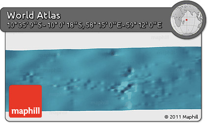 Satellite Panoramic Map of the Area around 10° 17' 43" S, 58° 43' 30" E