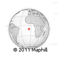 Outline Map of the Area around 10° 17' 43" S, 5° 52' 30" W, rectangular outline