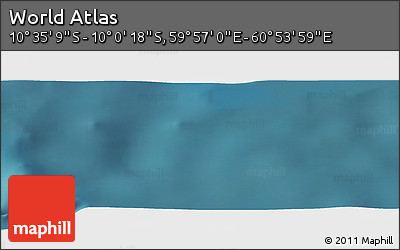 Satellite Panoramic Map of the Area around 10° 17' 43" S, 60° 25' 29" E