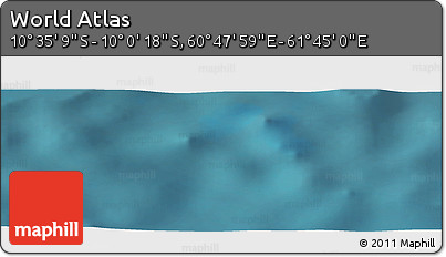 Satellite Panoramic Map of the Area around 10° 17' 43" S, 61° 16' 29" E