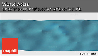 Satellite Panoramic Map of the Area around 10° 17' 43" S, 61° 16' 29" E