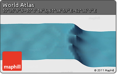 Satellite Panoramic Map of the Area around 10° 17' 43" S, 62° 7' 30" E