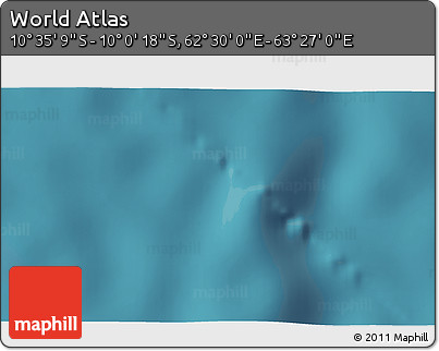 Satellite 3D Map of the Area around 10° 17' 43" S, 62° 58' 30" E
