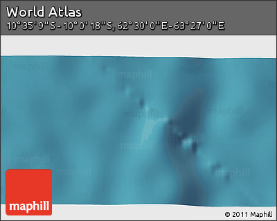 Satellite 3D Map of the Area around 10° 17' 43" S, 62° 58' 30" E