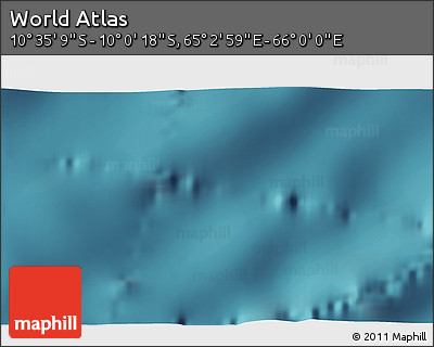 Satellite 3D Map of the Area around 10° 17' 43" S, 65° 31' 30" E