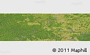 Satellite Panoramic Map of the area around 10° 17' 43" S, 67° 55' 30" W