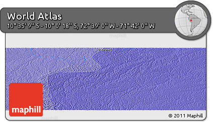 Political Panoramic Map of the Area around 10° 17' 43" S, 72° 10' 30" W