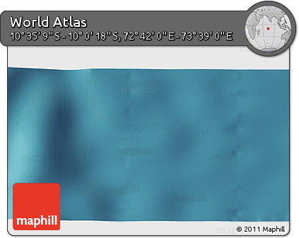 Satellite 3D Map of the Area around 10° 17' 43" S, 73° 10' 30" E