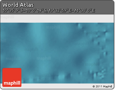 Satellite 3D Map of the Area around 10° 17' 43" S, 74° 1' 30" E