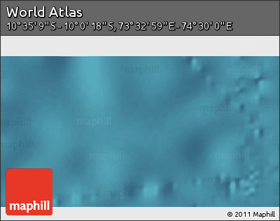 Satellite 3D Map of the Area around 10° 17' 43" S, 74° 1' 30" E
