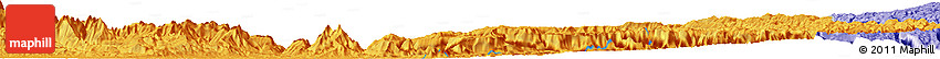 Political Horizon Map of the Area around 10° 17' 43" S, 74° 43' 29" W Political Horizon Map of the Area around 10° 17' 43" S, 74° 43' 29" W