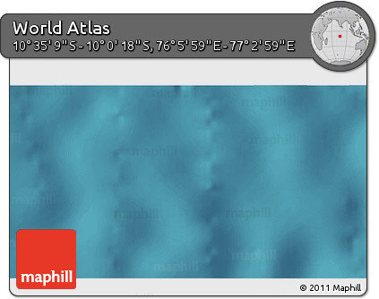 Satellite 3D Map of the Area around 10° 17' 43" S, 76° 34' 29" E