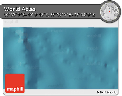 Satellite 3D Map of the Area around 10° 17' 43" S, 77° 25' 30" E