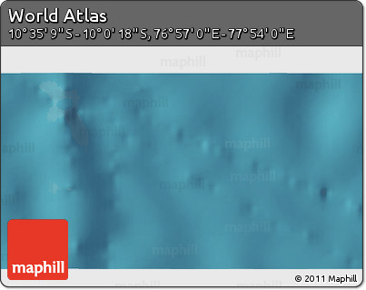 Satellite 3D Map of the Area around 10° 17' 43" S, 77° 25' 30" E