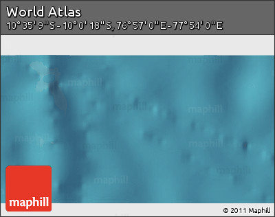 Satellite 3D Map of the Area around 10° 17' 43" S, 77° 25' 30" E