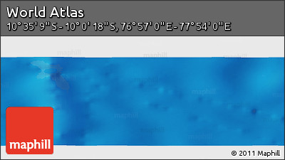 Physical Panoramic Map of the Area around 10° 17' 43" S, 77° 25' 30" E