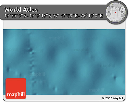 Satellite 3D Map of the Area around 10° 17' 43" S, 78° 16' 30" E