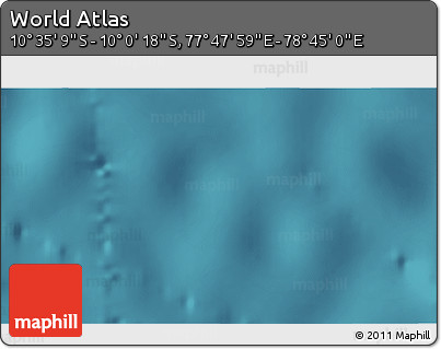Satellite 3D Map of the Area around 10° 17' 43" S, 78° 16' 30" E