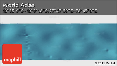 Satellite Panoramic Map of the Area around 10° 17' 43" S, 78° 16' 30" E