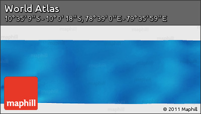 Physical Panoramic Map of the Area around 10° 17' 43" S, 79° 7' 30" E