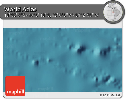 Satellite 3D Map of the Area around 10° 17' 43" S, 81° 31' 30" W