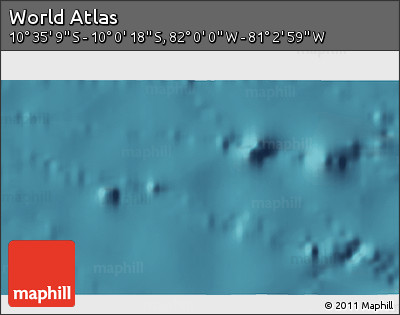 Satellite 3D Map of the Area around 10° 17' 43" S, 81° 31' 30" W
