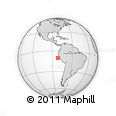 Outline Map of the Area around 10° 17' 43" S, 81° 31' 30" W, rectangular outline