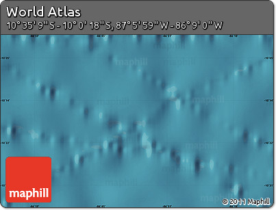 Satellite Map of the Area around 10° 17' 43" S, 86° 37' 30" W