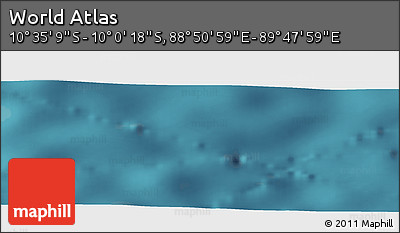 Satellite Panoramic Map of the Area around 10° 17' 43" S, 89° 19' 29" E