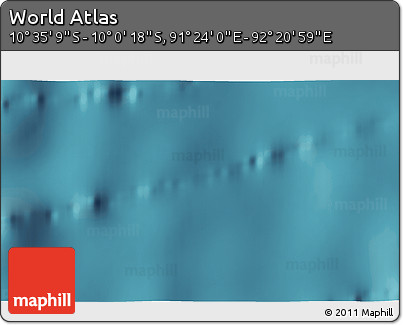 Satellite 3D Map of the Area around 10° 17' 43" S, 91° 52' 30" E