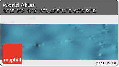 Satellite Panoramic Map of the Area around 10° 17' 43" S, 93° 34' 29" E