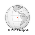 Outline Map of the Area around 10° 17' 43" S, 94° 16' 30" W, rectangular outline