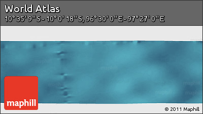 Satellite Panoramic Map of the Area around 10° 17' 43" S, 96° 58' 29" E