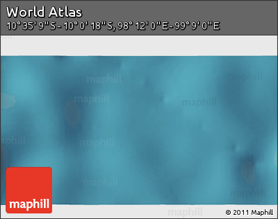 Satellite 3D Map of the Area around 10° 17' 43" S, 98° 40' 30" E