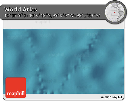 Satellite 3D Map of the Area around 10° 17' 43" S, 98° 31' 30" W