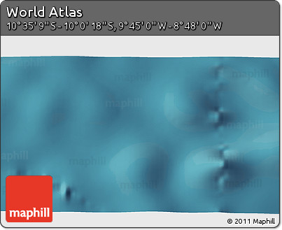 Satellite 3D Map of the Area around 10° 17' 43" S, 9° 16' 30" W